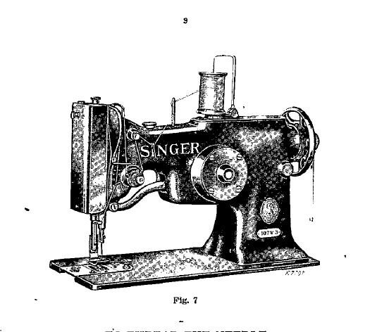 SINGER Sewing Machines 107w1, 107w3, 107w5, High Speed