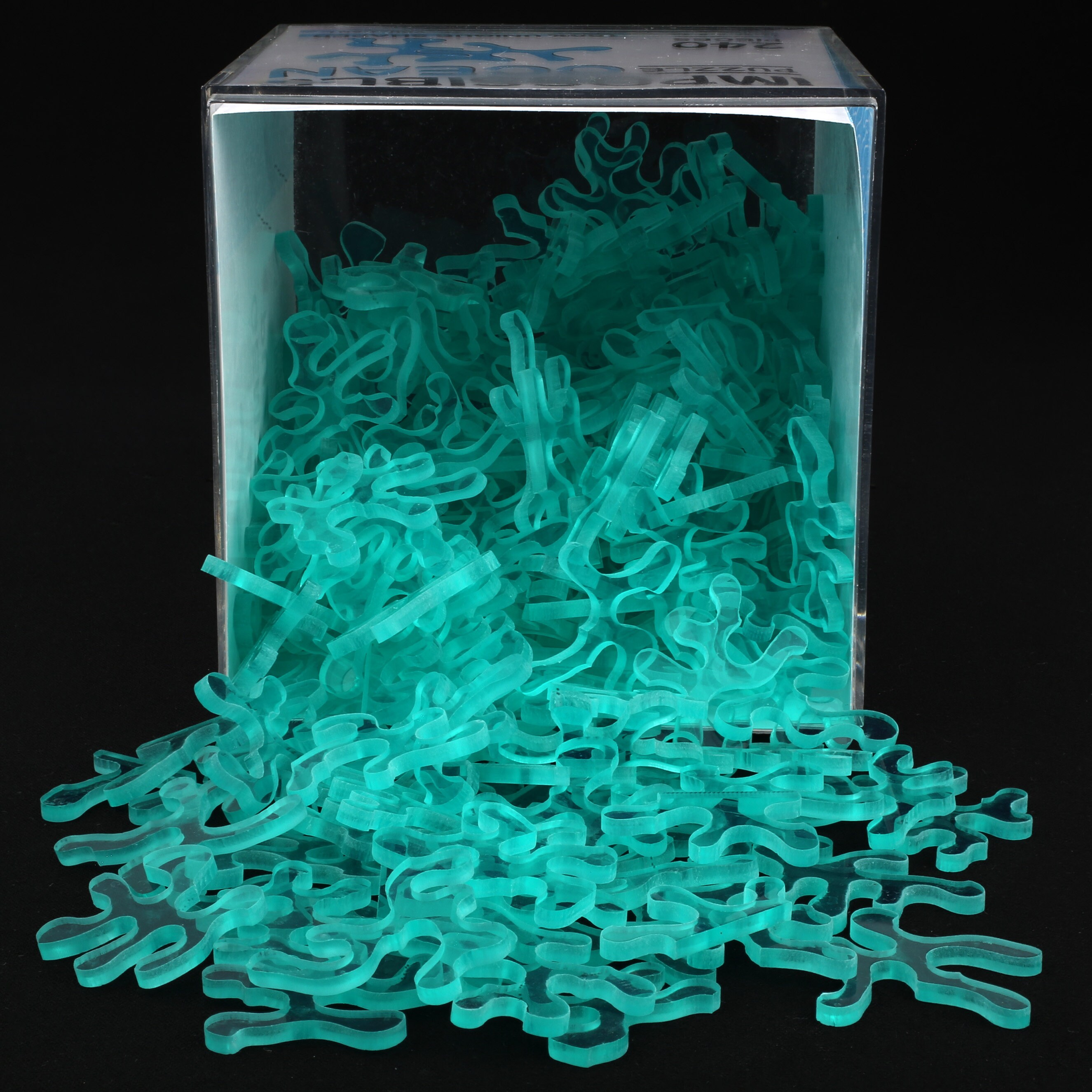 不可能な海のパズル：透明アクリルジグソーパズル、240個の