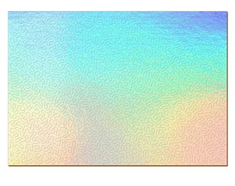 Gemturt Holographic Impossible puzzle - Wooden jigsaw 300 pieces hardest puzzle