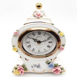 Dresden Porcelain Clock - Etsy