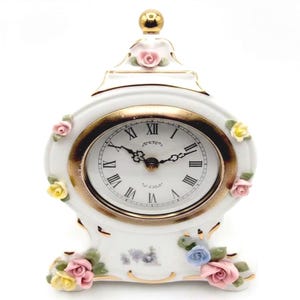 Dresden Porcelain Clock - Etsy