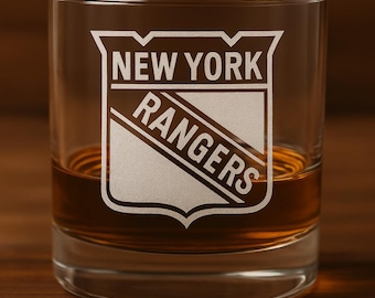 Conjunto de 2 copos de uísque do New York Rangers