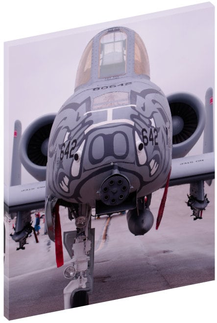 The A-10 Warthog Gatling Gun 18x24 Thin Framed Canvas Print - Etsy