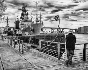 Buffalo Naval Park and Museum at Canal side in Downtown Buffalo, NY