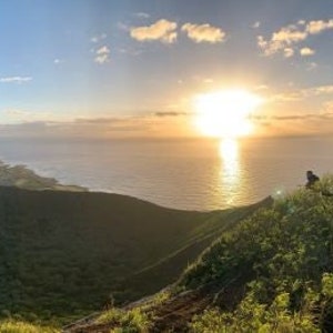 Hawaii Koko Head - Digital Download of USCO Copyrighted &quot;Pandemic Peak&quot; - Koko Crater, Oahu, Hawaii Panoramic 1/1/2020. Mountain View