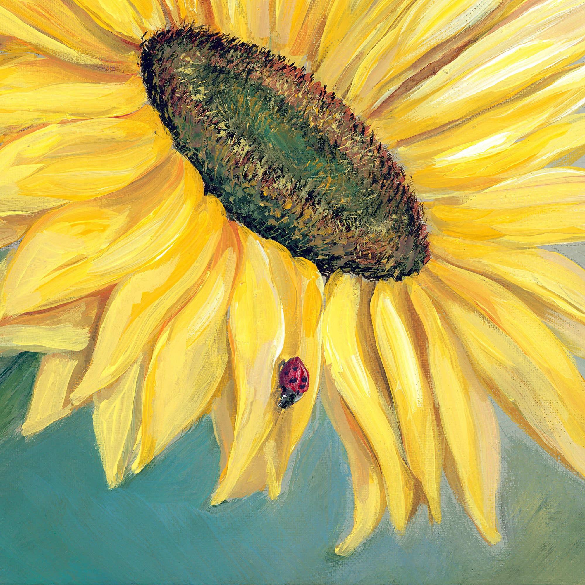 hand-painted-original-sunflower-in-acrylic-on-canvas-sunflower