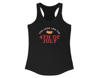 Sie sehen aus wie das 4. Juli Damen Racerback Tank-Top