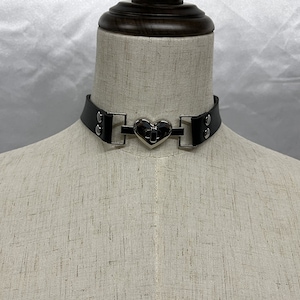 Punk Personalized Handmade Leather Collar CHOKER Fashion Love Lock Necklace Jewelry