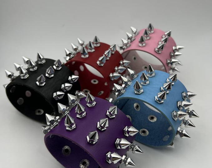 Personalized Punk Rivet Handmade Leather Bracelet Fashion Trendy Bracelet Jewelry