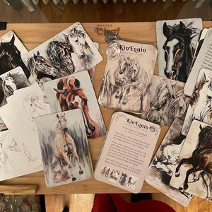 Cartes de bien-être KinEquin pour chevaux - Kinésiologie, Cadeau pour amoureux des chevaux, Cadeau équestre, Cadeau de bien-être