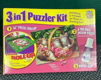 Master Pieces  3in1 Puzzler Kit Curious Kittens