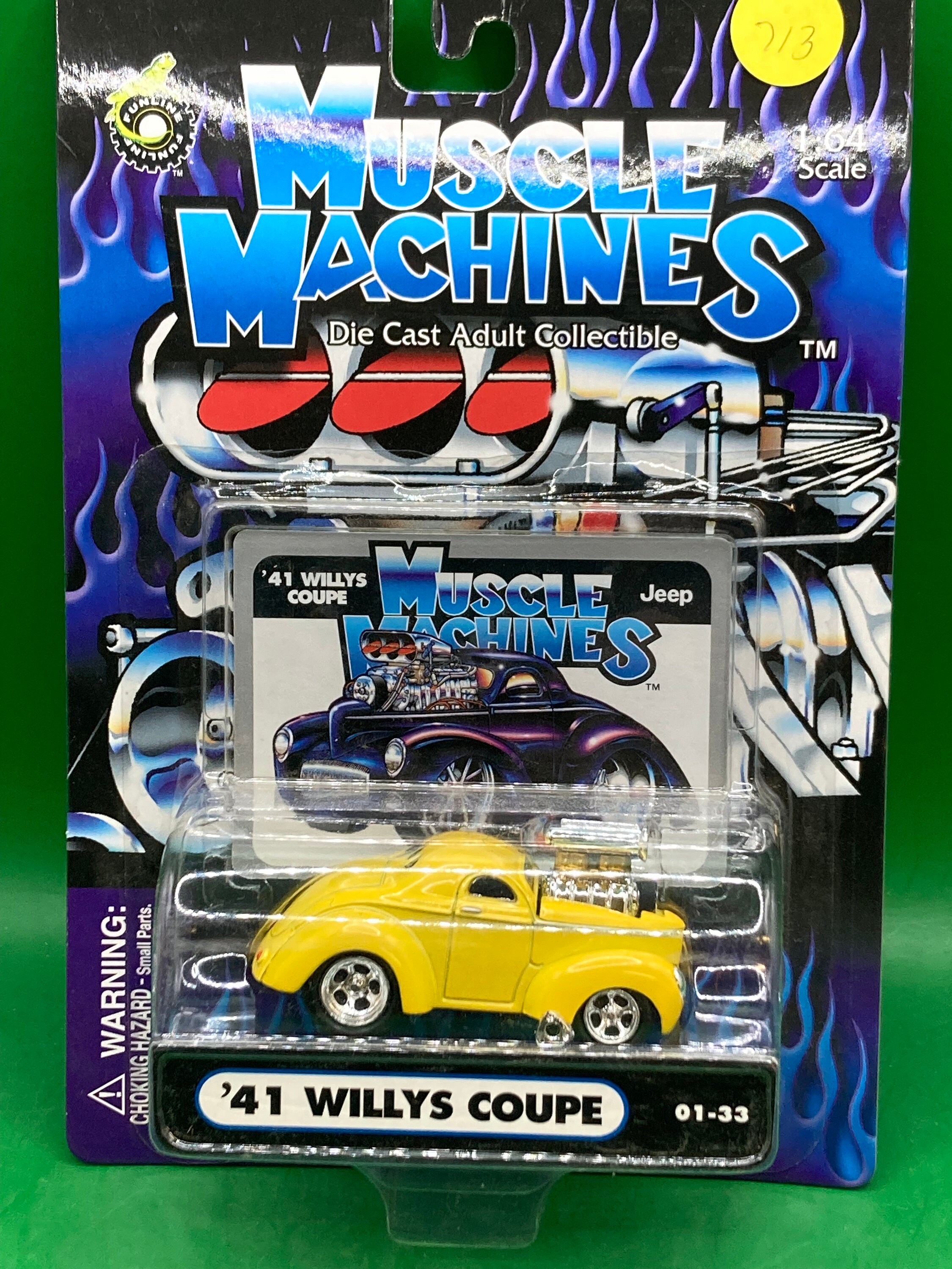 Muscle Machines 1/64th Scale 41 Willys Coupe W/collector Card - Etsy