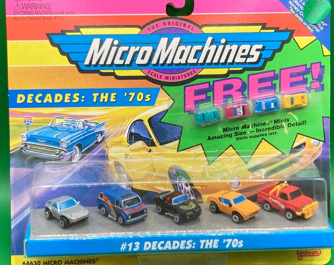 Micro Machines 13 Decades the 70s Etsy