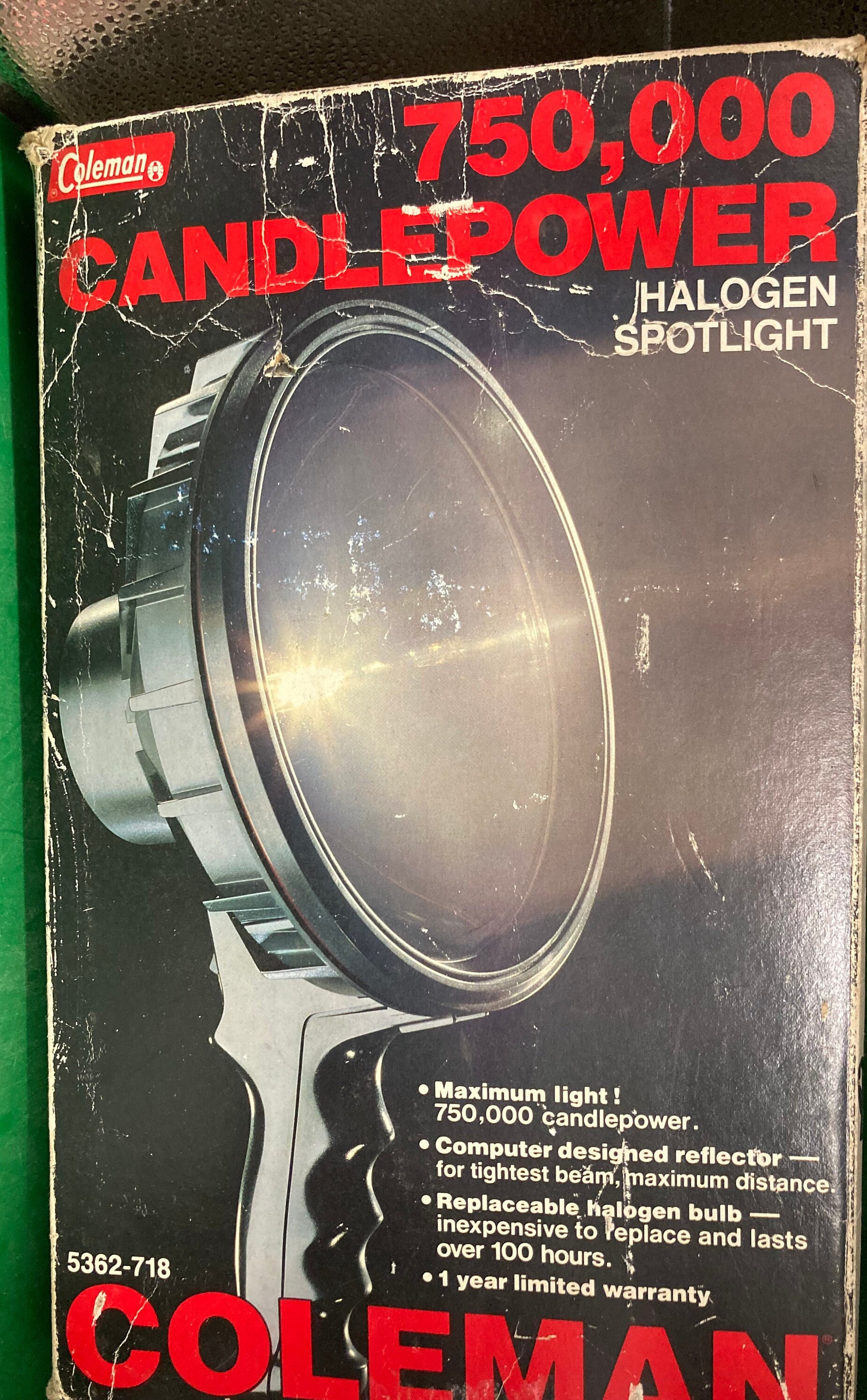 Coleman Night/sight Model # 5362-718 Halogen Handheld Spotlight