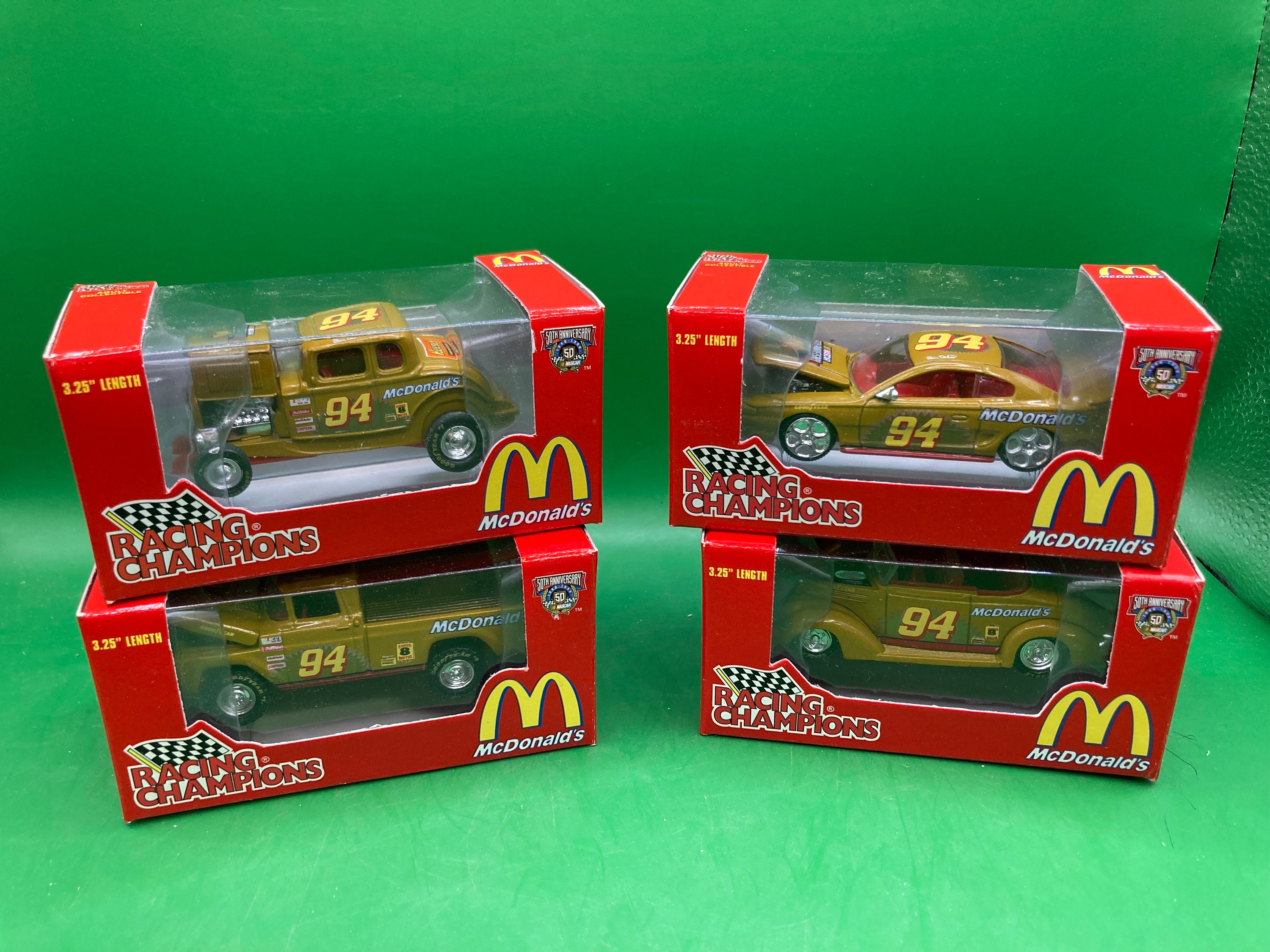 Racing Champions Mcdonalds 94 Bill Elliotts 4 Car Set - Etsy