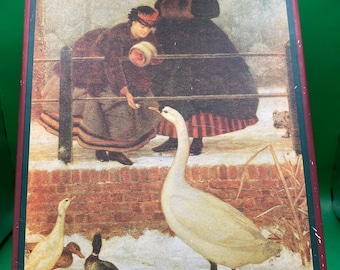 Vintage Tin Boxes "Feeding the Ducks & Geese