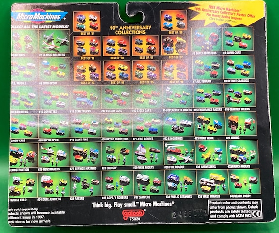 Micro Machines #28 Crusin Sealed Original Card - Etsy