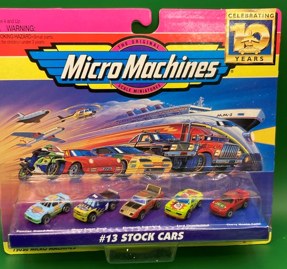 Micro Machine #13 Stock Cars - Etsy