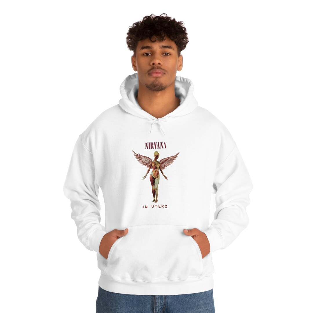 Nirvana Hoodie in Utero Hoodie Nirvana Gift Music Gift - Etsy