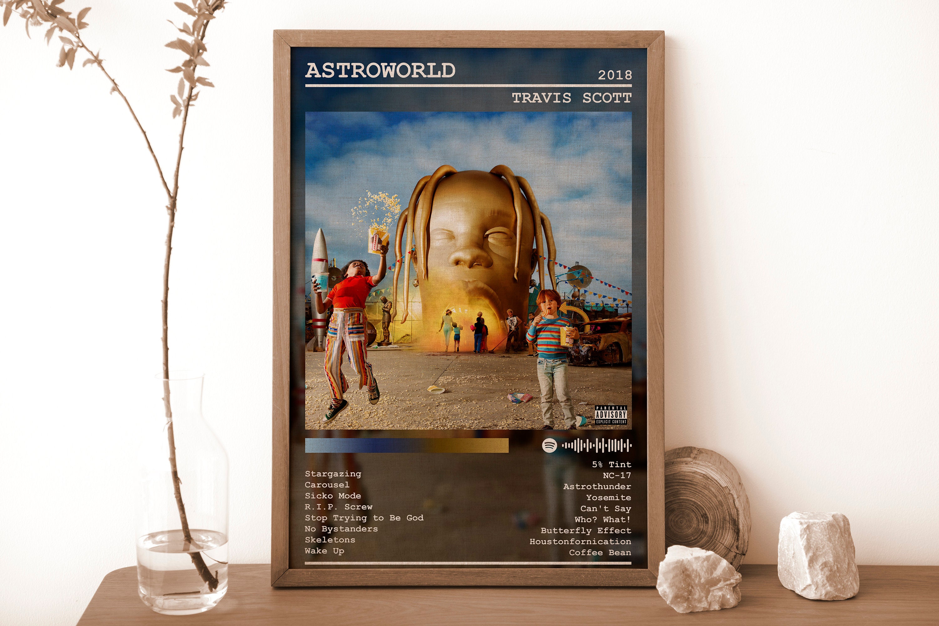 Travis Scott Astroworld poster minimalist poster vintage p - Inspire Uplift