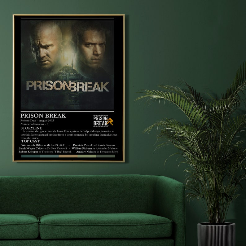 Prison Break TV Show Poster / Prison Break TV Serie Poster - Etsy