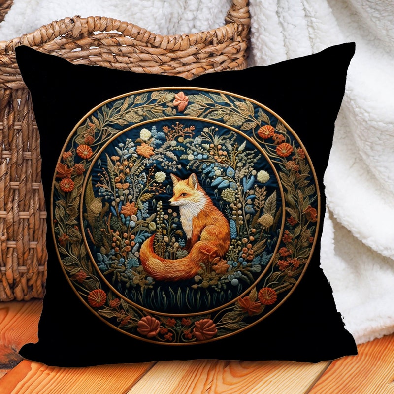 Fox Cushion - Etsy