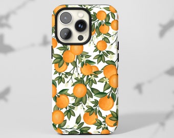 Citrus Orange Garden Phone Case Aesthetic Botanical Clementine