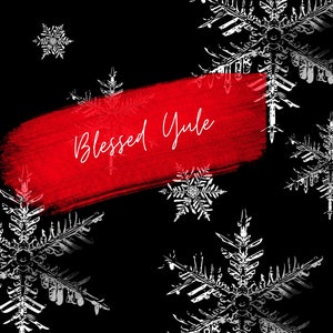 Blessed Yule- digital file