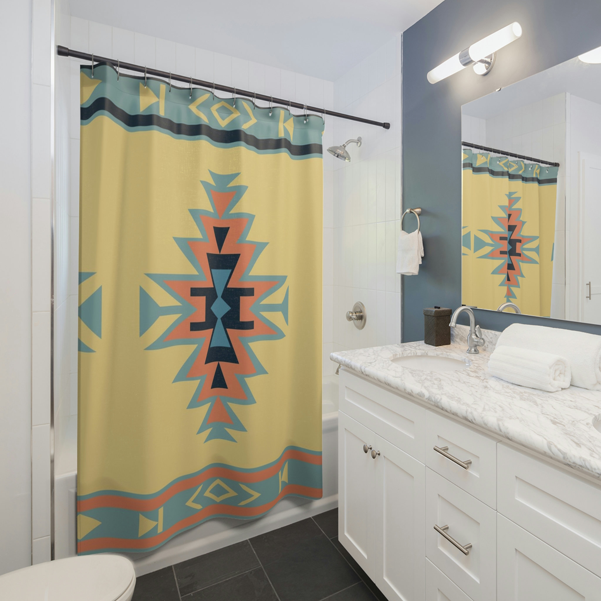 Western Shower Curtain Etsy