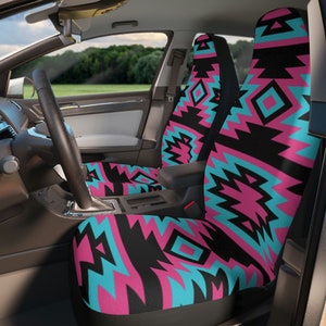 Navajo Bucket Seat Covers Auto Accessories Decor Aztec Seat Protectors Southwestern Seat Covers Auto Parts Seat Slips Western Truck Decor