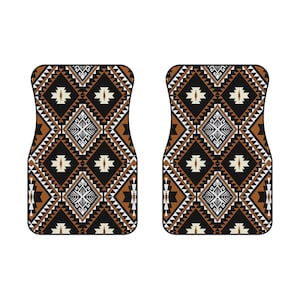 Southwestern, Navajo, Aztec Vehicle Floor Mats (2) Auto Accessories, Parts and Decor