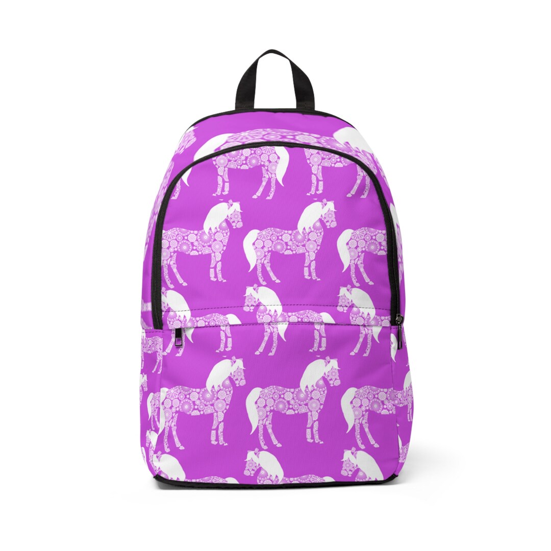 Horse Backpack/school Supplies/travel Accessories Tote Luggage Carry