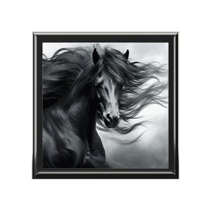 Western Horse Jewelry Box, Horse Lover Gift, Keepsake Storage, Unique Gift Organizer