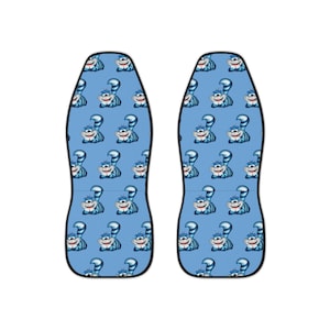 Speelse Chester Cat voertuigstoelhoezen, schattige dierenprint autodecor, unieke cadeaus voor kattenliefhebbers, cadeau voor eigenaren van gezelschapsdieren