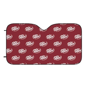 Dr Pepper Car Sun Shades - Stylish UV Protection, Perfect for Road Trips, Summer Days, Gift for Beverage Lovers, Car Accessories