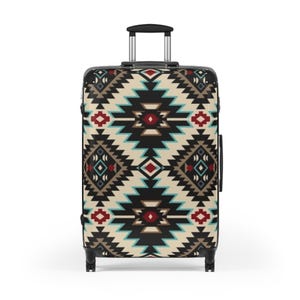 Trendy Bohemian Suitcases, Stylish Travel Luggage, Unique Carry-On Bags, Chic Travel Accessories, Decorative Travel Gear, Gifts for