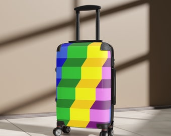 Valigia colorata brillante Bagagli Decorazioni da viaggio Accessori Borsa da weekend Borsa da portare con sé (non perdere mai i bagagli)