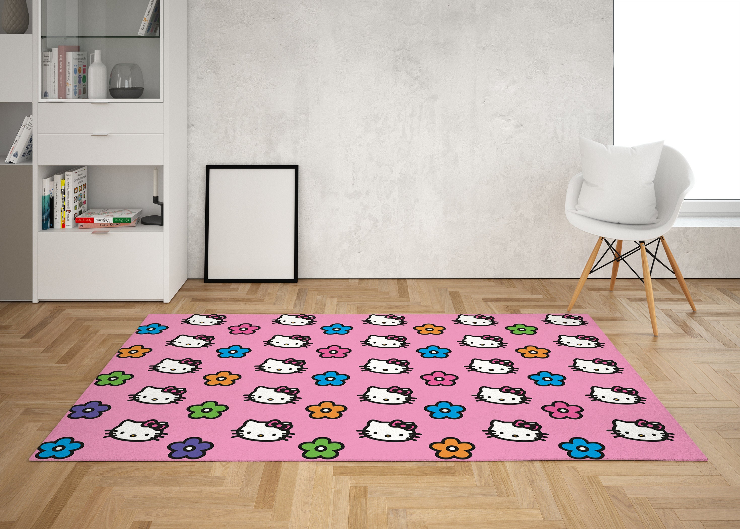 Discover Kitten Cat Design Rug, Animation Rug, Popular Rug, Modern Rug, Custom Rug, Adult Rug, Fantastic Rug