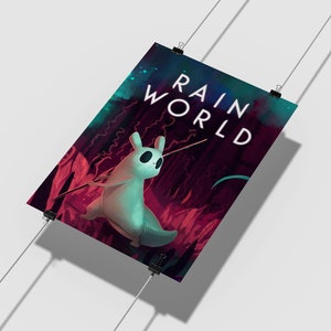 Rain World Poster Print Gaming Poster Room Decor Wall Decor Gaming Decor Gaming Gifts Video Game Poster Video Game Print image 4