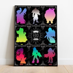 Omega Strikers Poster Print | Gaming Poster | Room Decor | Wall Decor | Gaming Decor | Gaming Gifts | Video Game Poster | Video Game Print