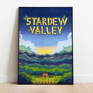 Stardew Valley Poster Print | Gaming Poster | Room Decor | Wall Decor | Gaming Decor | Gaming Gifts | Video Game Poster | Video Game Print