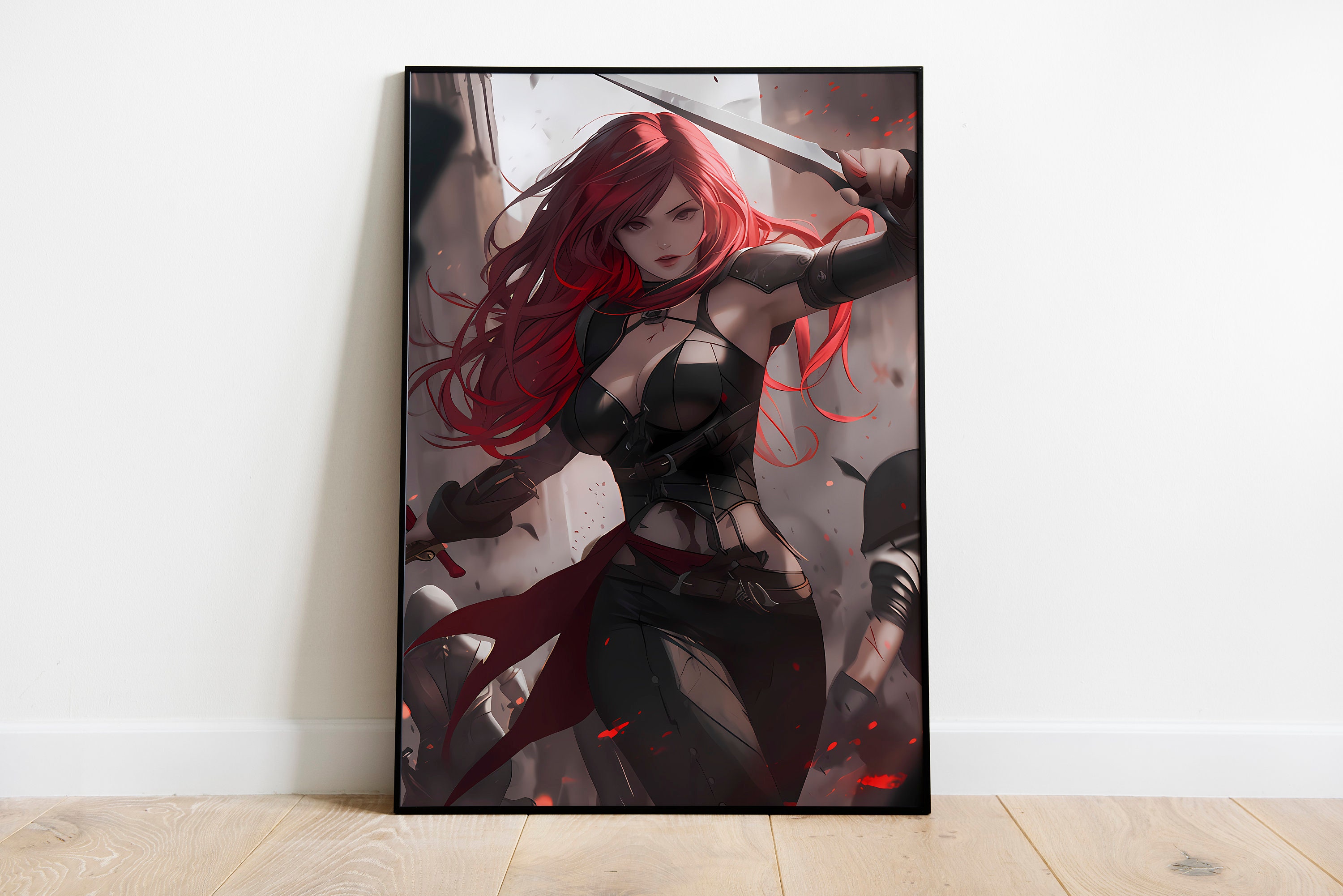 Katarina League of Legends Poster - Etsy, image size:3000x2002