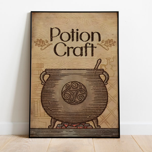 Potion Craft Alchemist Simulator Poster Print / Gaming Poster / Room Decor / Wall Decor / Gaming Decor / Gaming Gifts / Video Game Poster /