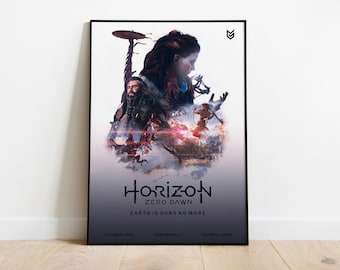 Horizon Zero Dawn Poster Print | Gaming Poster | Room Decor | Wall Decor | Gaming Decor | Gaming Gifts | Video Game Poster |Video Game Print