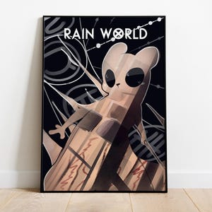 Rain World Poster Print | Gaming Poster | Room Decor | Wall Decor | Gaming Decor | Gaming Gifts | Video Game Poster | Video Game Print