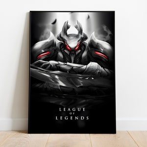 Zed Poster Print | Gaming Poster | Room Decor | Wall Decor | Gaming Decor | Gaming Gifts | Video Game Poster | Video Game Print