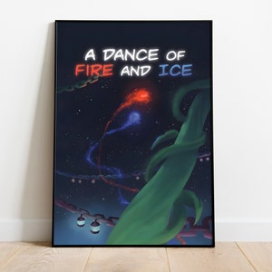 A Dance of Fire and Ice Poster Print | Gaming Poster | Room Decor ...