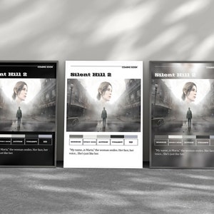 Silent Hill Poster Druck | Gaming Poster | Zimmer Dekor | Wanddekoration | Spiele Dekor | Spiele Geschenke | Videospiel Poster | Videospiel Print