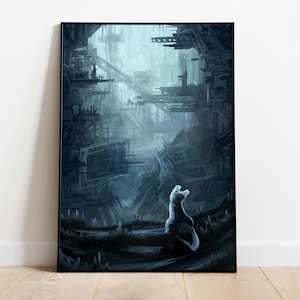 Rain World Poster Print | Gaming Poster | Room Decor | Wall Decor | Gaming Decor | Gaming Gifts | Video Game Poster | Video Game Print