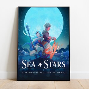 Sea of Stars Poster Druck | Gaming Poster | Zimmer Dekor | Wanddekoration | Gaming Dekor | Spiele Geschenke | Videospiel Poster | Videospiel Print